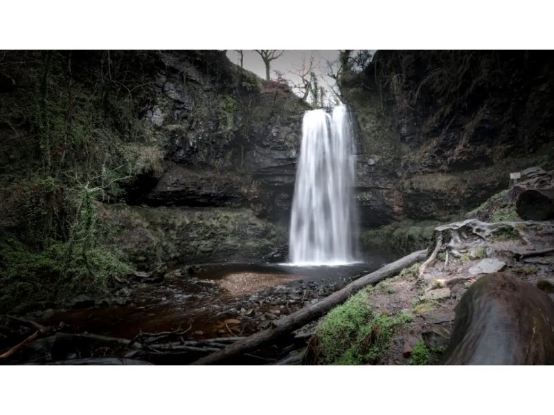 Ystragynlais Ruins And Waterfall – Colour&nbsp;Edits