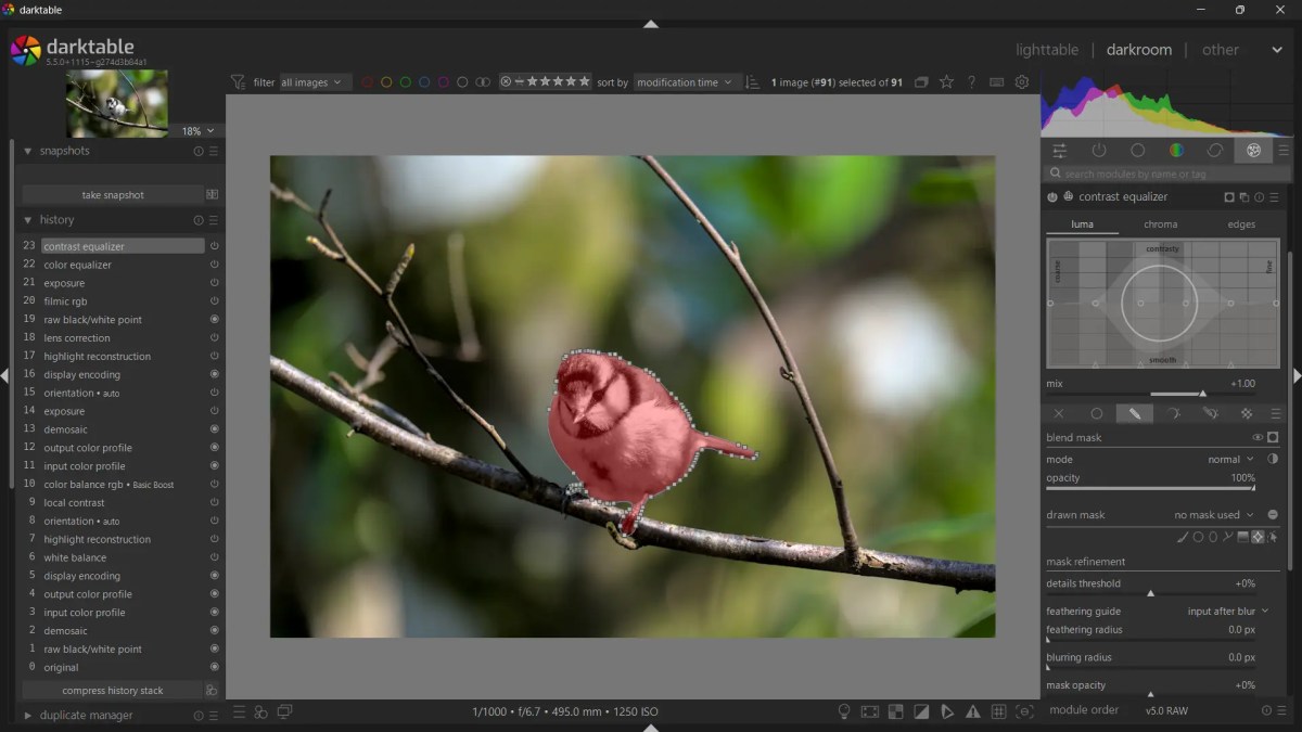 Darktable – A Look At AI And General&nbsp;Masking